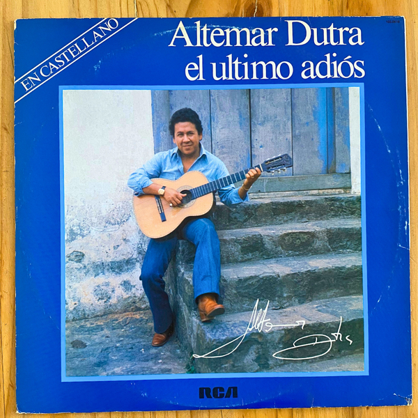 Altemar Dutra <br> El Último Adiós 1984 <br> RCA Victor – 103.0616