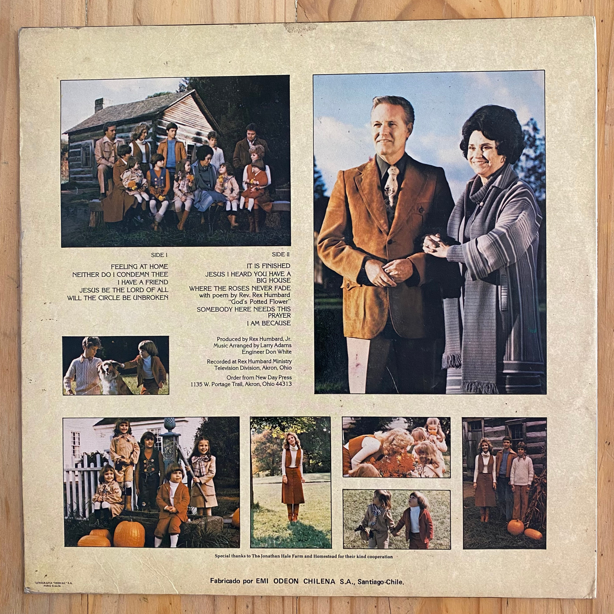 The Rex Humbard Family Singers<br> Feeling At Home<br> Emi Odeon – HGF1008