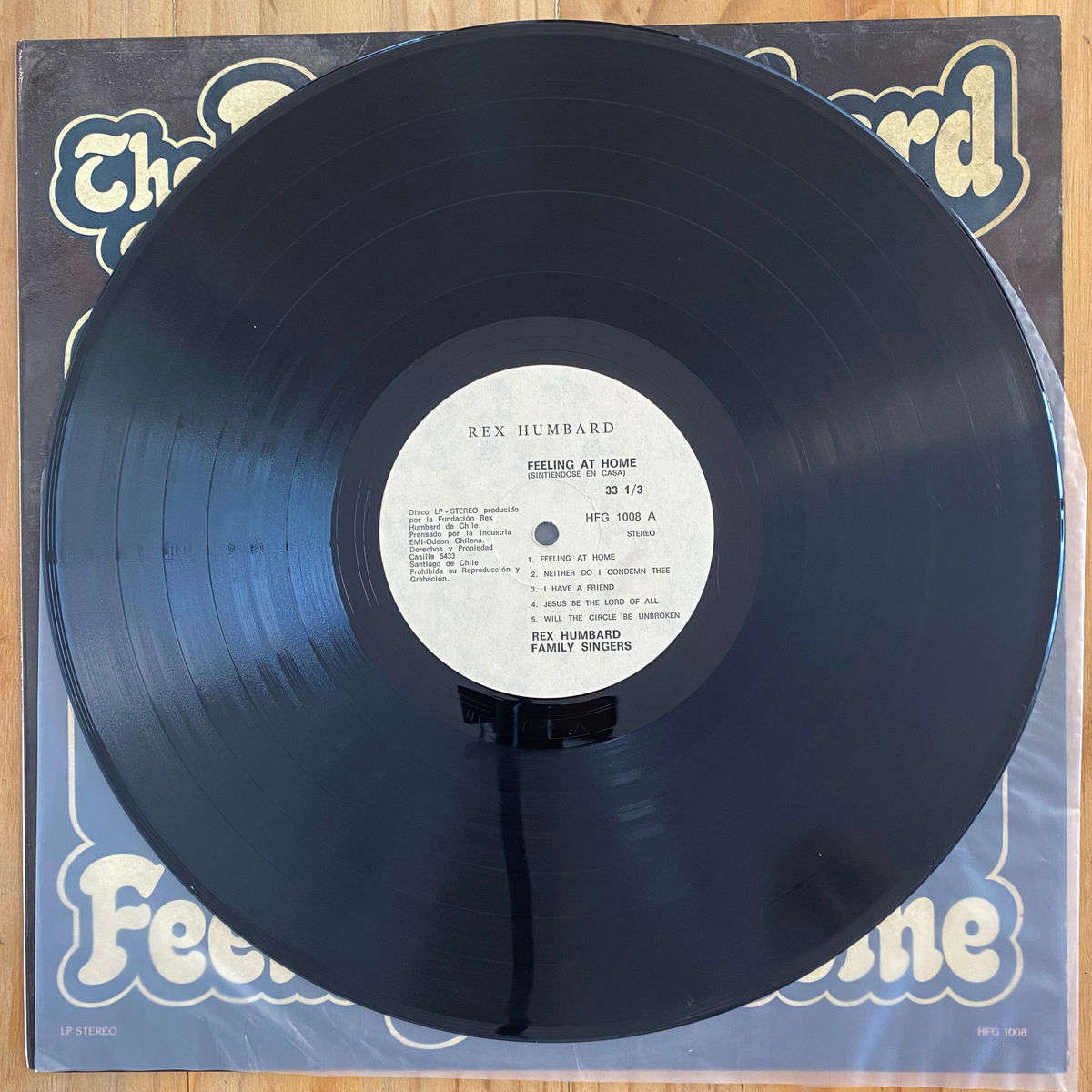 The Rex Humbard Family Singers<br> Feeling At Home<br> Emi Odeon – HGF1008