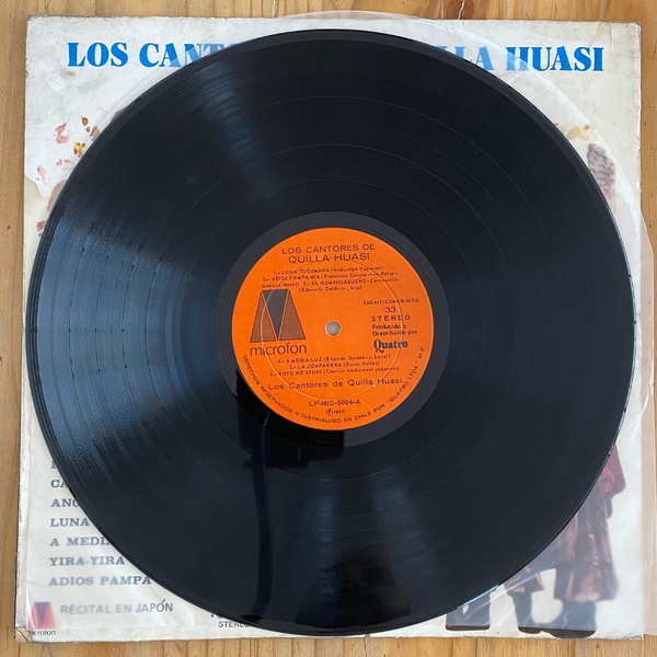 Los Cantores De Quilla Huasi<br> Los Cantores De Quilla Huasi 1975 <br> Microfon – LP-MIC-5004