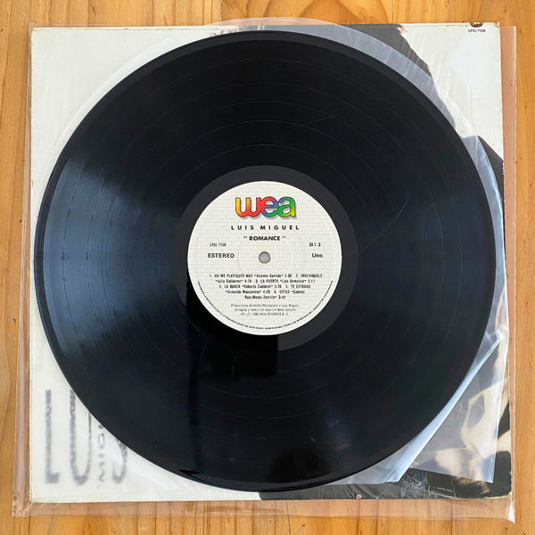 Luis Miguel<br> Romance 1991<br> Warner Music Mexico – LPXI-7150