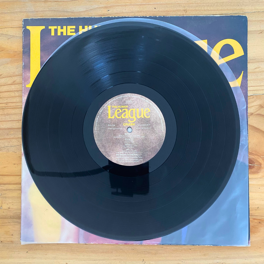 The Human League<br> Crash 8 de sept de 1986<br> Virgin – V2391