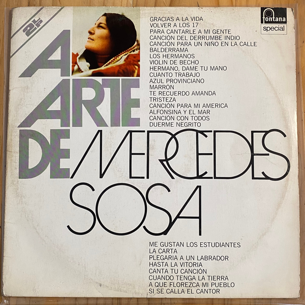 Mercedes Sosa<br> A Arte De Mercedes Sosa<br> Fontana – 6641 623