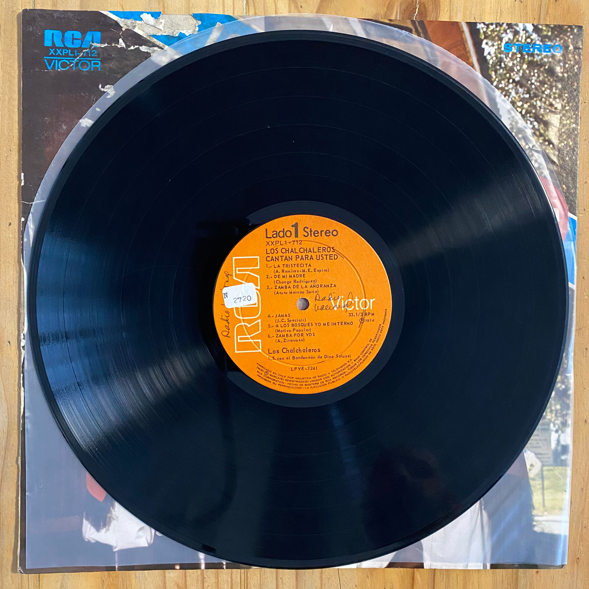 Los Chalchaleros<br>Cantan Para Usted 1974 <br>RCA Victor – XXPL1-712