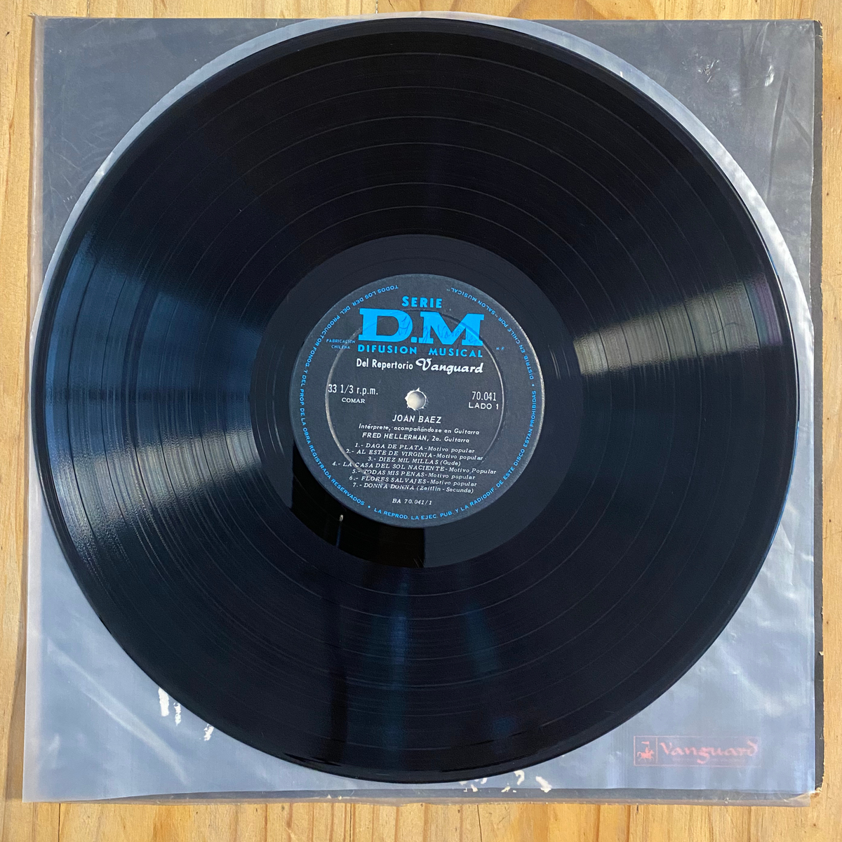 Joan Baez<br>Joan Baez<br>Vanguard – 70.041