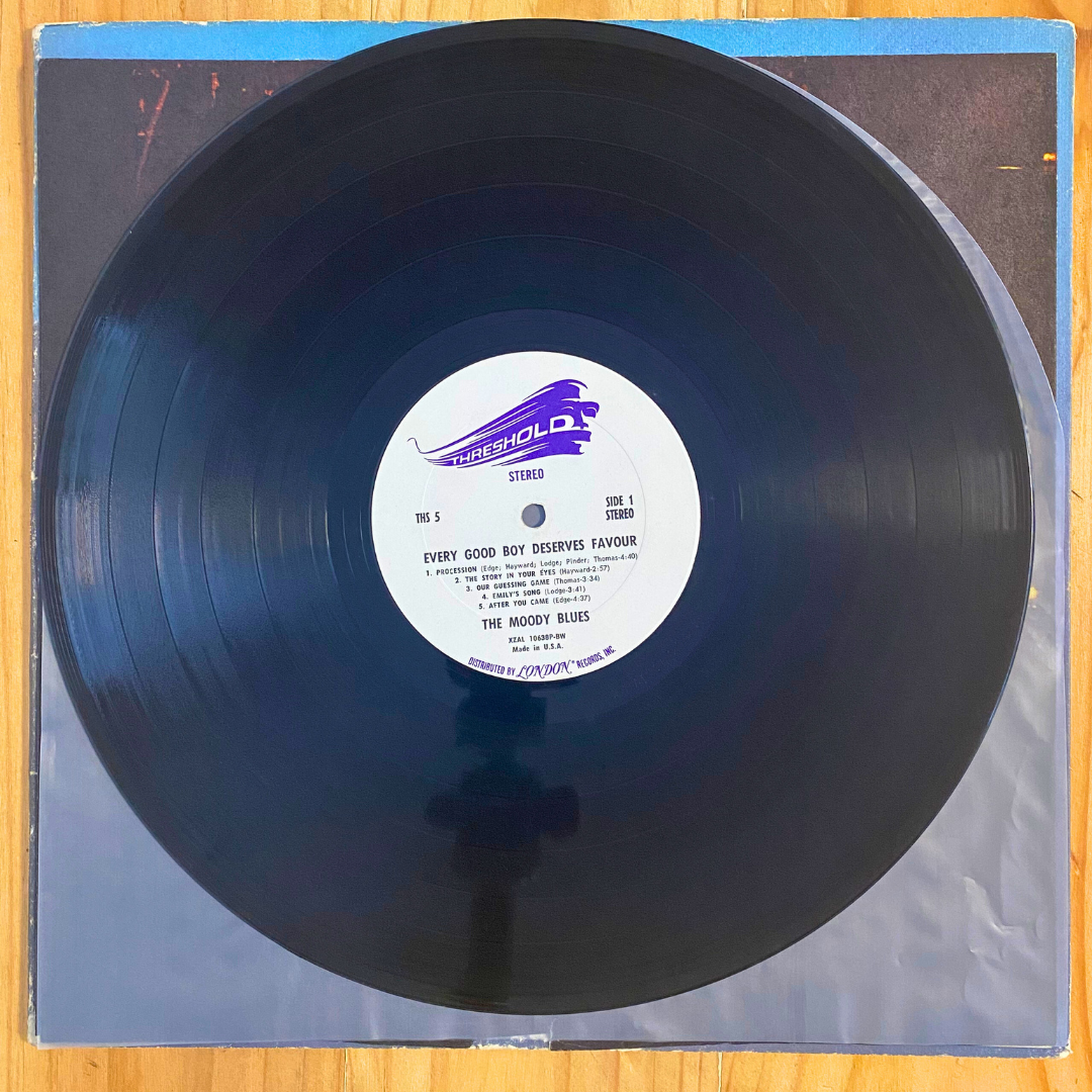 The Moody Blues <br> Every Good Boy Deserves Favour 1971 <br> Threshold  – THS 5