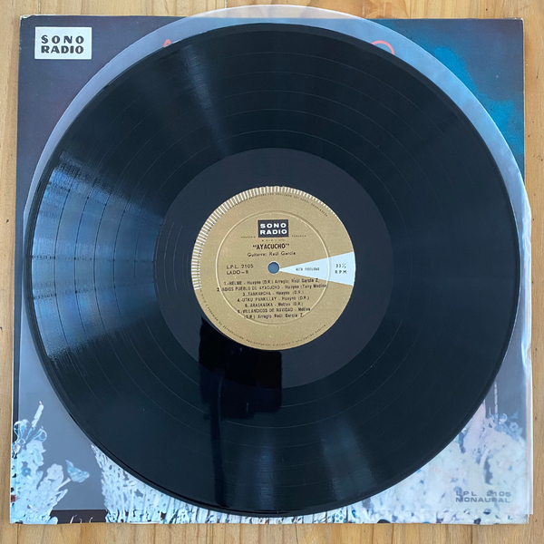 Raul Garcia<br> Ayacucho 1966 <br> Sono Radio – LPL 2105