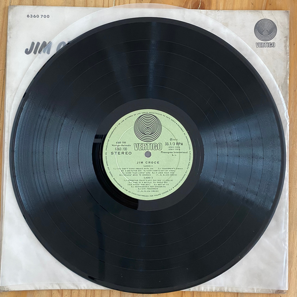 Jim Croce<br> You Don't Mess Around With Jim 1974<br> Vertigo – 6360 700