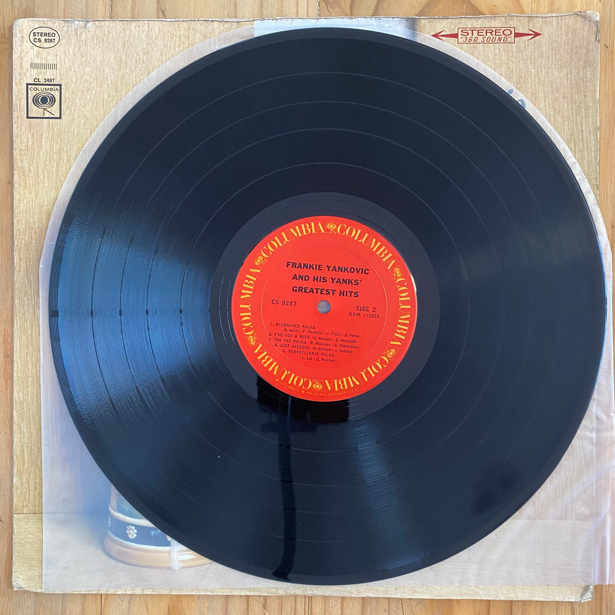 Frankie Yankovic And His Yanks<br> Frankie Yankovic And His Yanks' Greatest Hits<br> Columbia – CS 9287