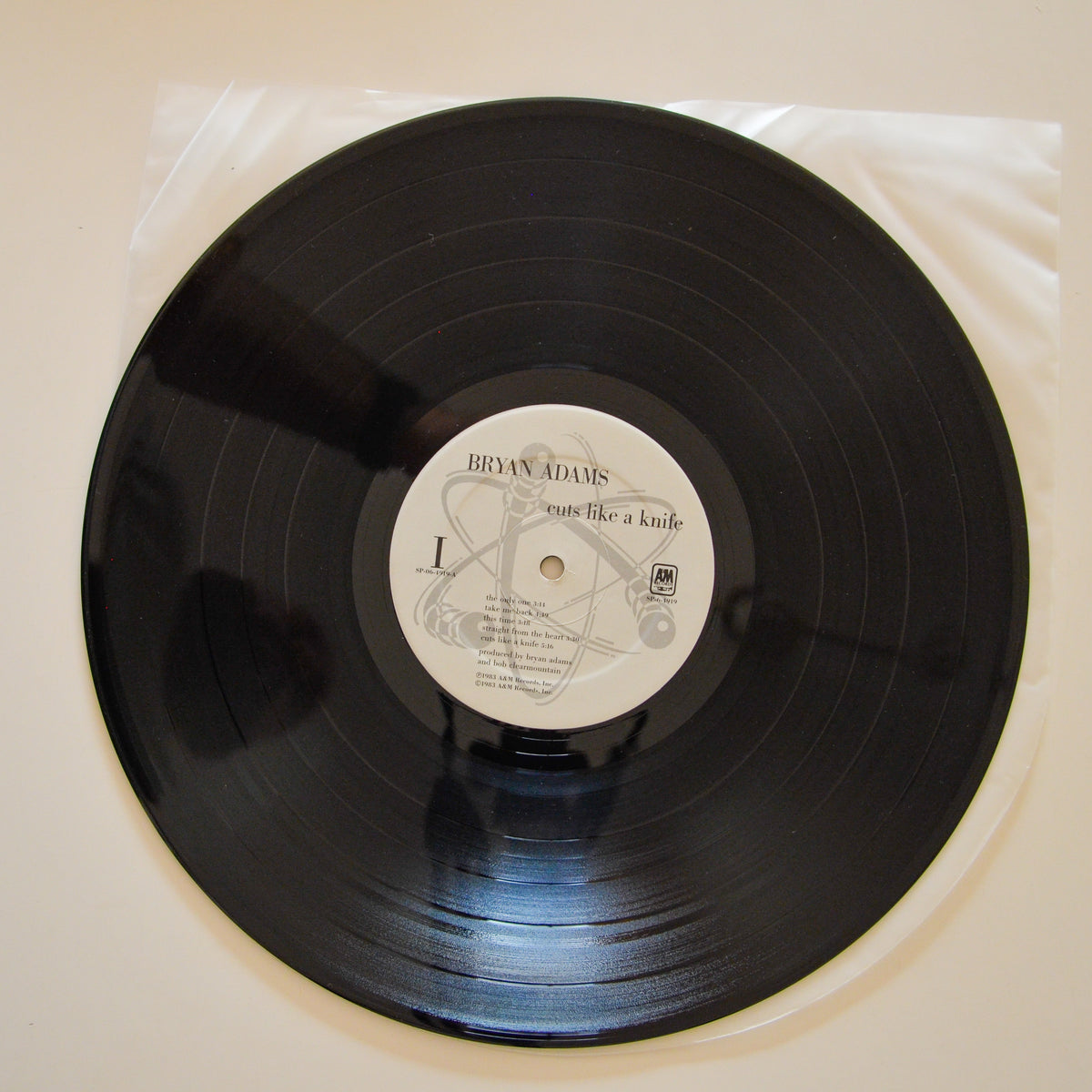 Bryan Adams <br> Cuts Like A Knife 1983 <br> A&M Records - SP 6 4919