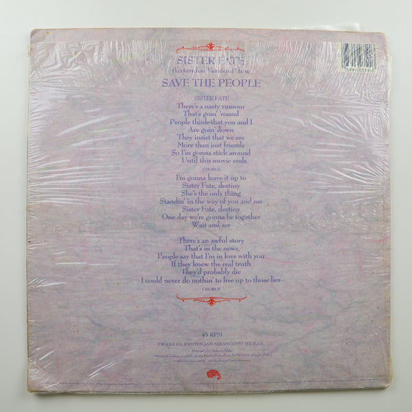 Sheila E. <br> Sister Fate / Save The People 1985 <br> Paisley Park - 0 20359