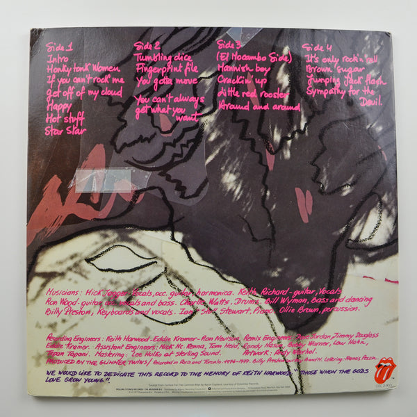 The Rolling Stones <br> Love You Live 1977 <br> Rolling Stones Records - COC 2 9001