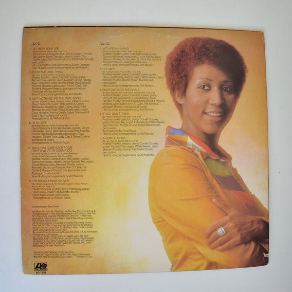 Aretha Franklin <br> Let Me In Your Life 1974 <br> Atlantic - SD 7292