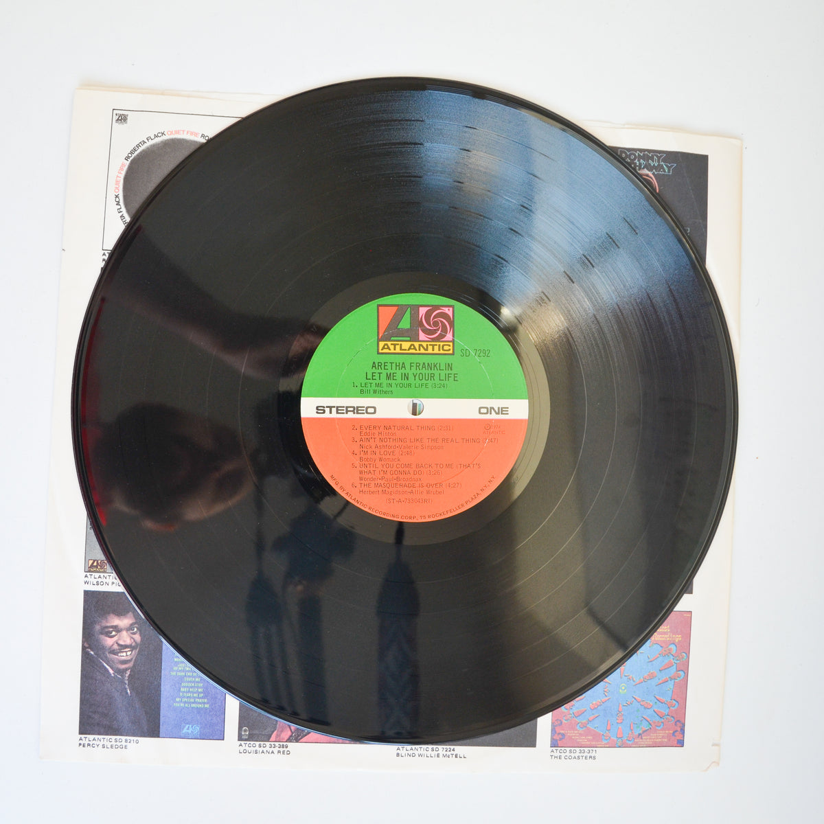 Aretha Franklin <br> Let Me In Your Life 1974 <br> Atlantic - SD 7292