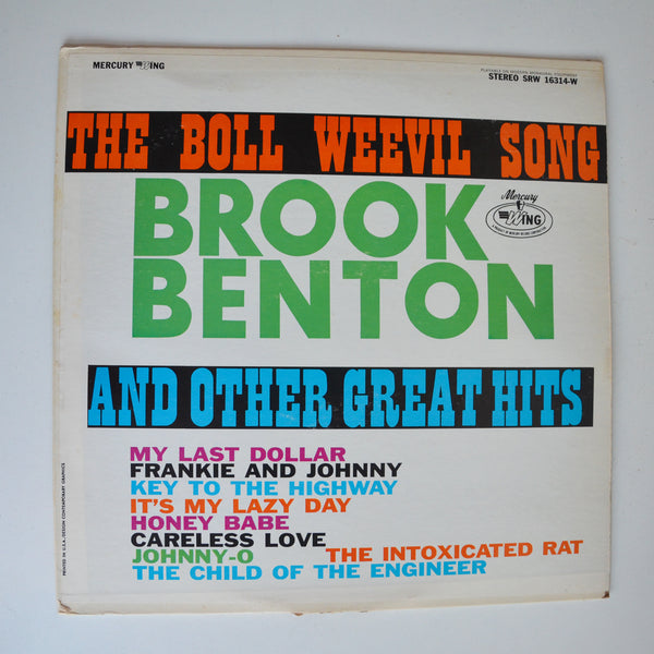 Brook Benton Today <br> Today A little bit of Soap 1970 <br> Cotillion - SD 9018