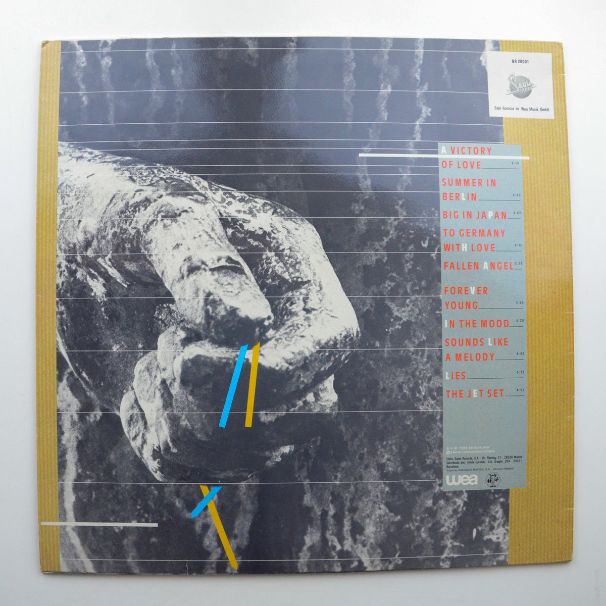 Alphaville <br> Forever Young 1984 <br> Baby Records - BR 20001