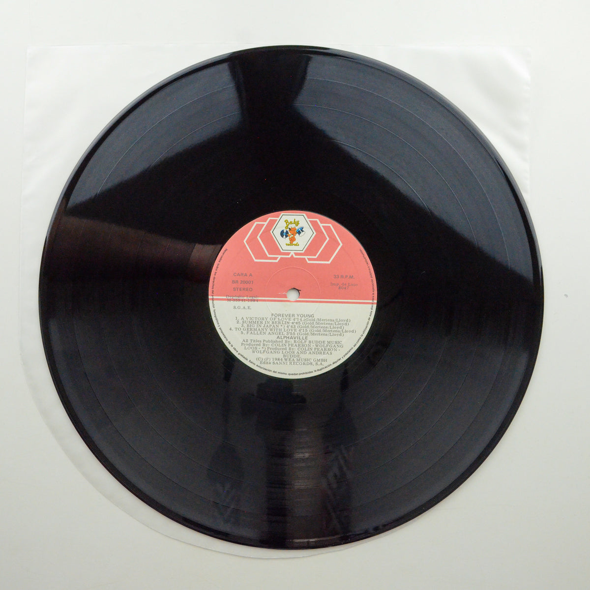 Alphaville <br> Forever Young 1984 <br> Baby Records - BR 20001