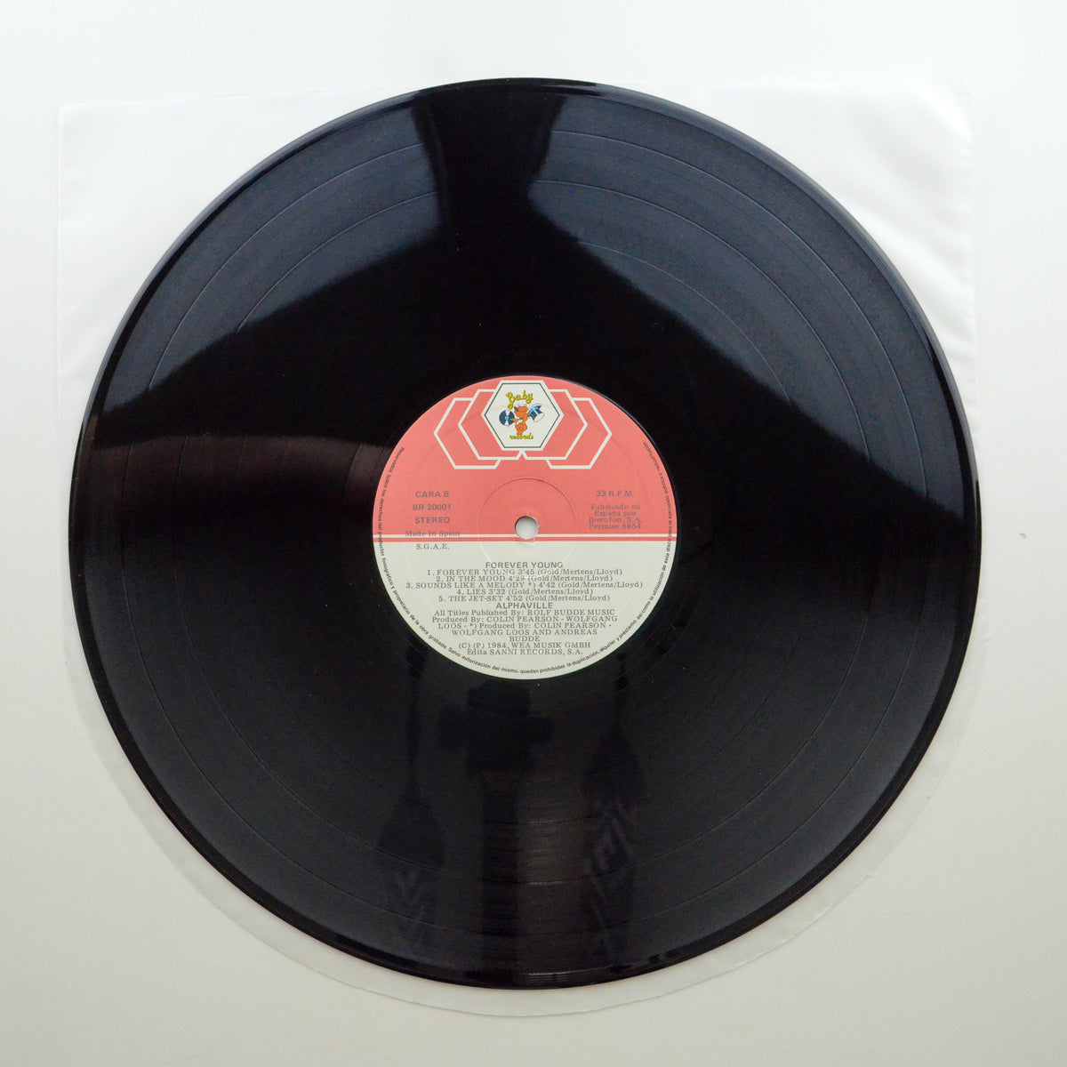 Alphaville <br> Forever Young 1984 <br> Baby Records - BR 20001