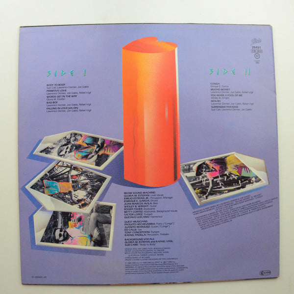 Miami Sound Machine <br> Primitive Love 1985 <br> Epic - EPC 26491