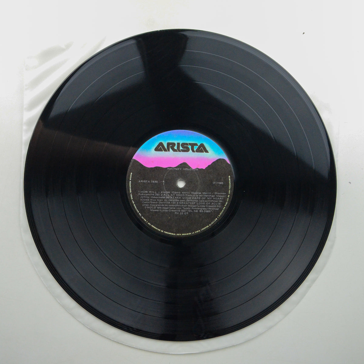 Whitney Houston <br> Whitney Houston 1985 <br> Arista - 7830