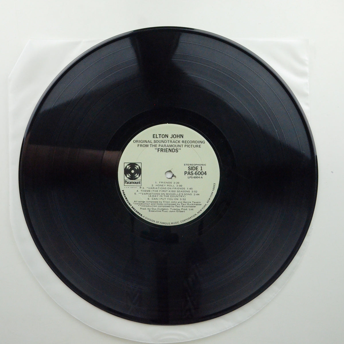 Elton John <br> Friends 1971 <br> Paramount Records - PAS 6004