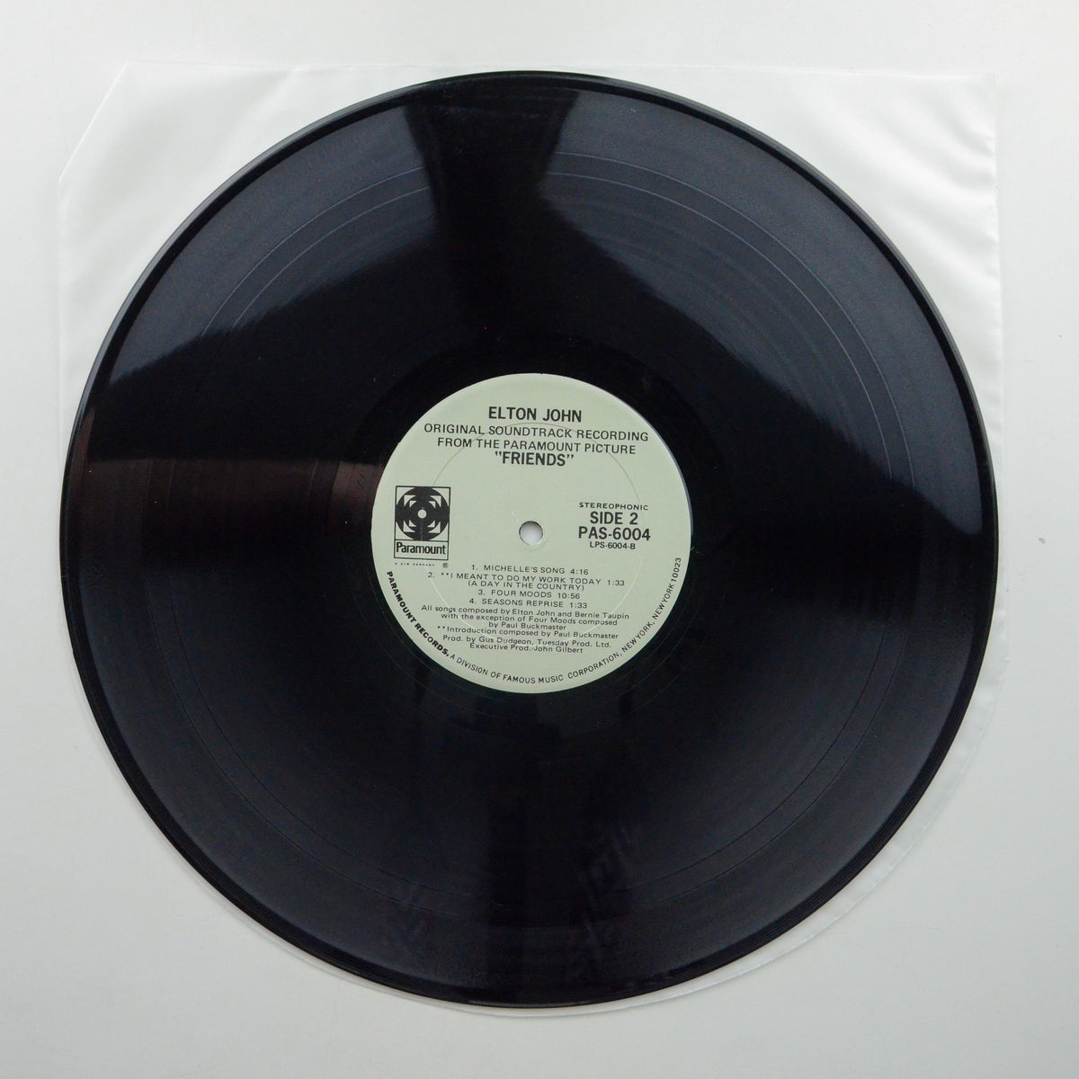 Elton John <br> Friends 1971 <br> Paramount Records - PAS 6004
