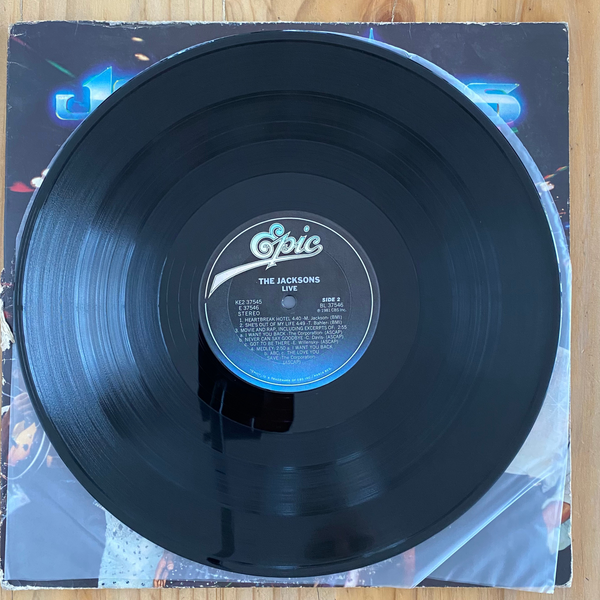 The Jacksons<br> Live 1981 <br> Epic – KE2 37545
