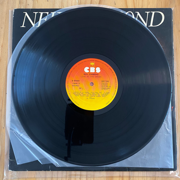 Neil Diamond<br> Love At The Greek - Recorded Live At The Greek Theatre 1977<br> CBS – S 95001