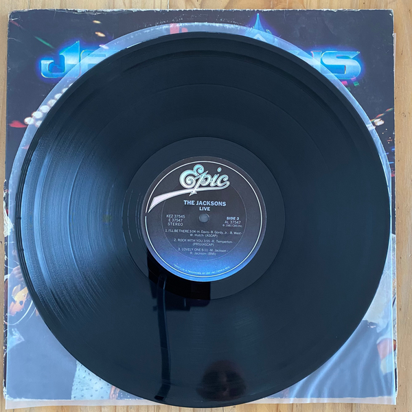 The Jacksons<br> Live 1981 <br> Epic – KE2 37545