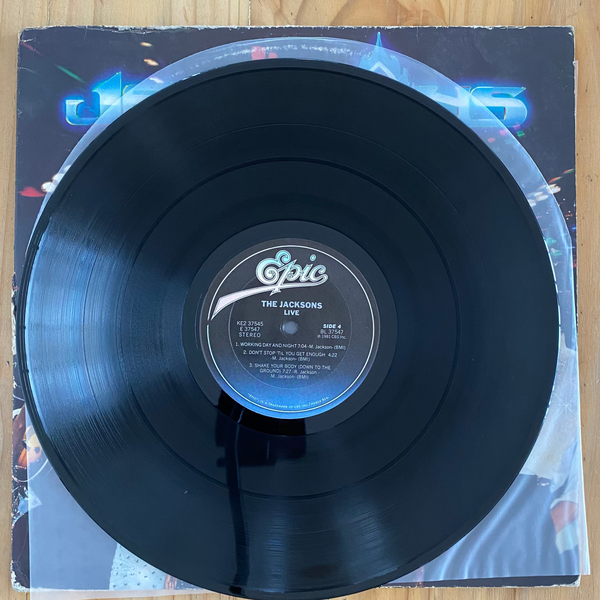 The Jacksons<br> Live 1981 <br> Epic – KE2 37545
