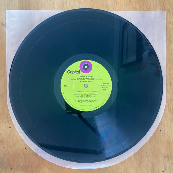 Nino Rota<br> Romeo & Juliet: Complete Motion Picture Soundtrack 1972 <br> Capitol Records – SWDR-289