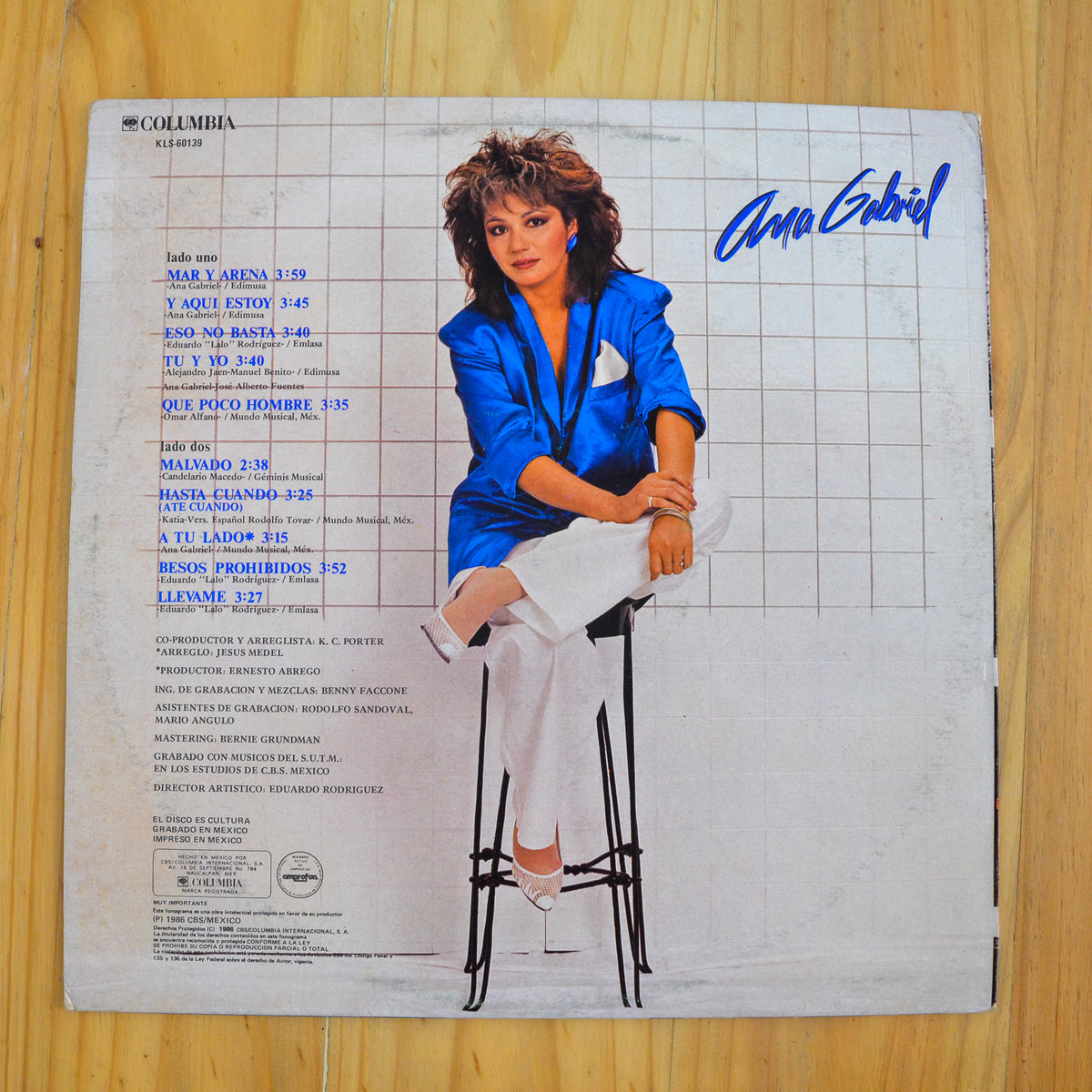 Ana Gabriel <br> Sagitario 1986 <br> KLS - 60139