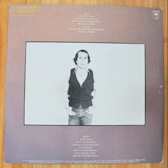 Paul Simon <br> Greatest Hits, Etc. 1977 <br> Columbia – JC 35032