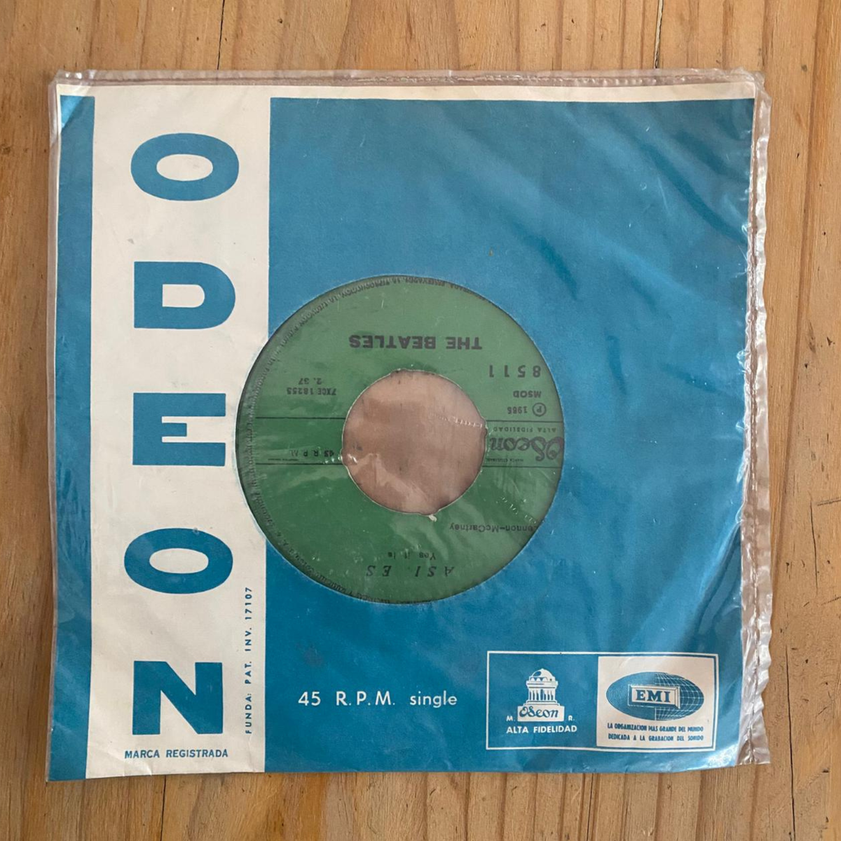 The Beatles<br>Boleto Para Viajar = Ticket To Ride 1965 <br>Odeon – MSOD 8511