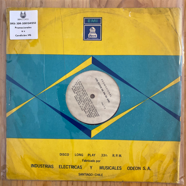 Los Éxitos De Fin De Año<br> Promocional<br> EMI – Sin Número (Industria Eléctrica y Musical Odeón S.A., Chile)