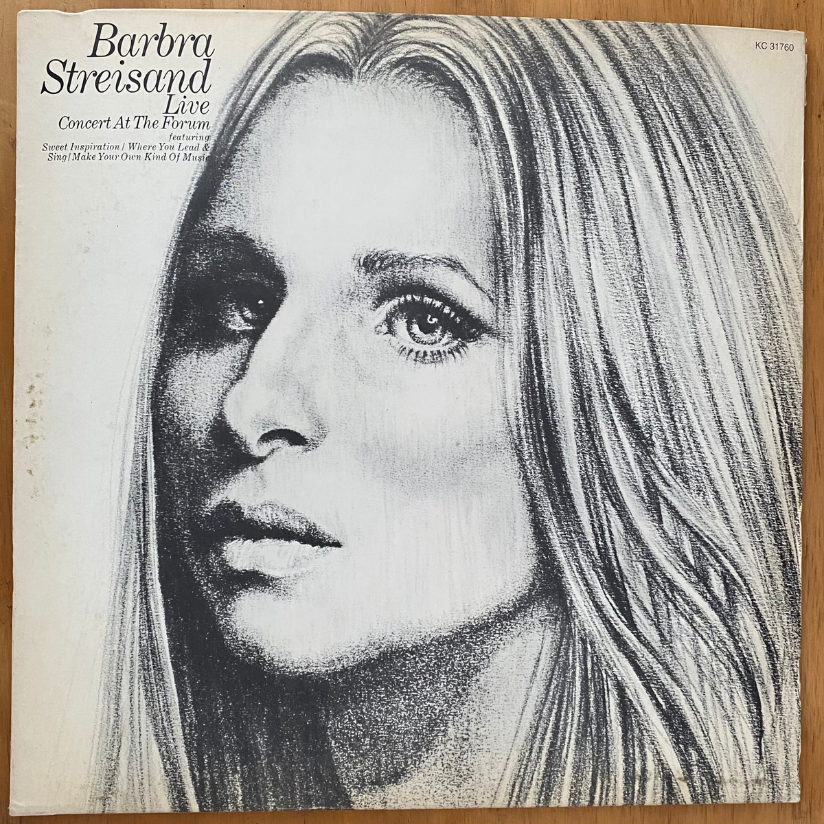 Barbra Streisand<br>Live Concert At The Forum<br>Columbia – KC 31760