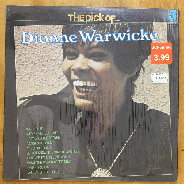 Dionne Warwicke<br> The Pick Of Dionne Warwicke 1979 <br> 51 West Records & Tapes – QR16052