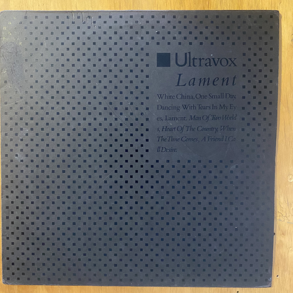 Ultravox<br> Lament 1984<br> Chrysalis – CDL 1459