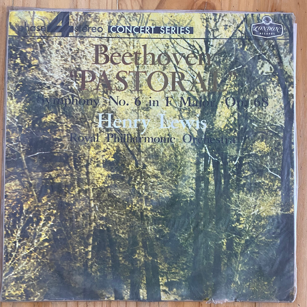 Beethoven, Henry Lewis, Royal Philharmonic Orchestra <br> "Pastoral" (Symphony No. 6 In F Major Op. 68) 1975 <br> London Records – SLLC 38664