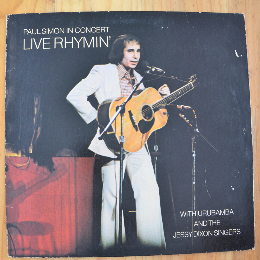 Paul Simon With Urubamba And The Jessy Dixon Singers <br> Paul Simon In Concert Live Rhymin' <br> Columbia – PC 32855