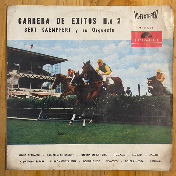 Bert Kaempfert Y Su Orquesta<br>Carrera De Exitos N.° 2 1976 <br>Polydor – LPHM-46384