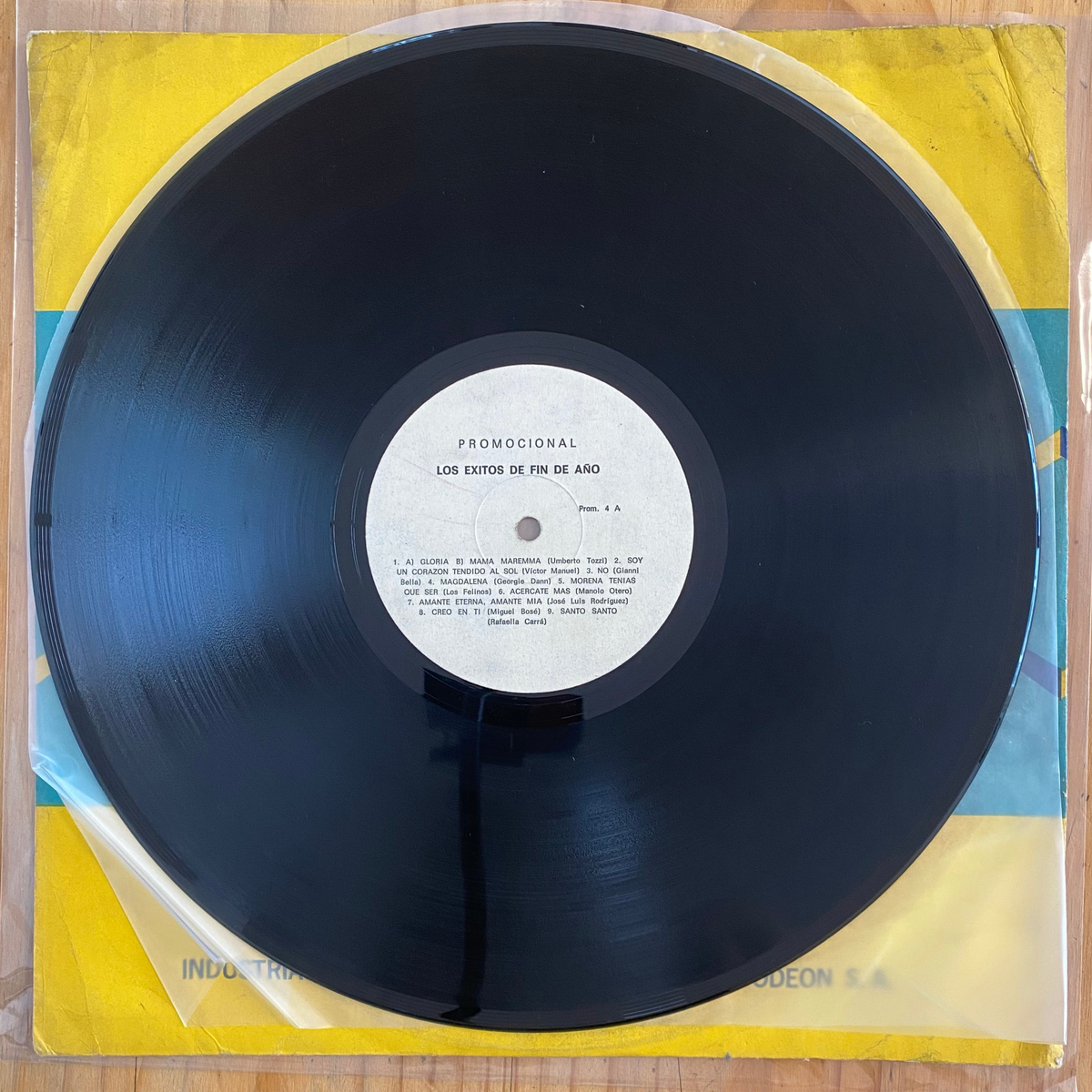 Los Éxitos De Fin De Año<br> Promocional<br> EMI – Sin Número (Industria Eléctrica y Musical Odeón S.A., Chile)