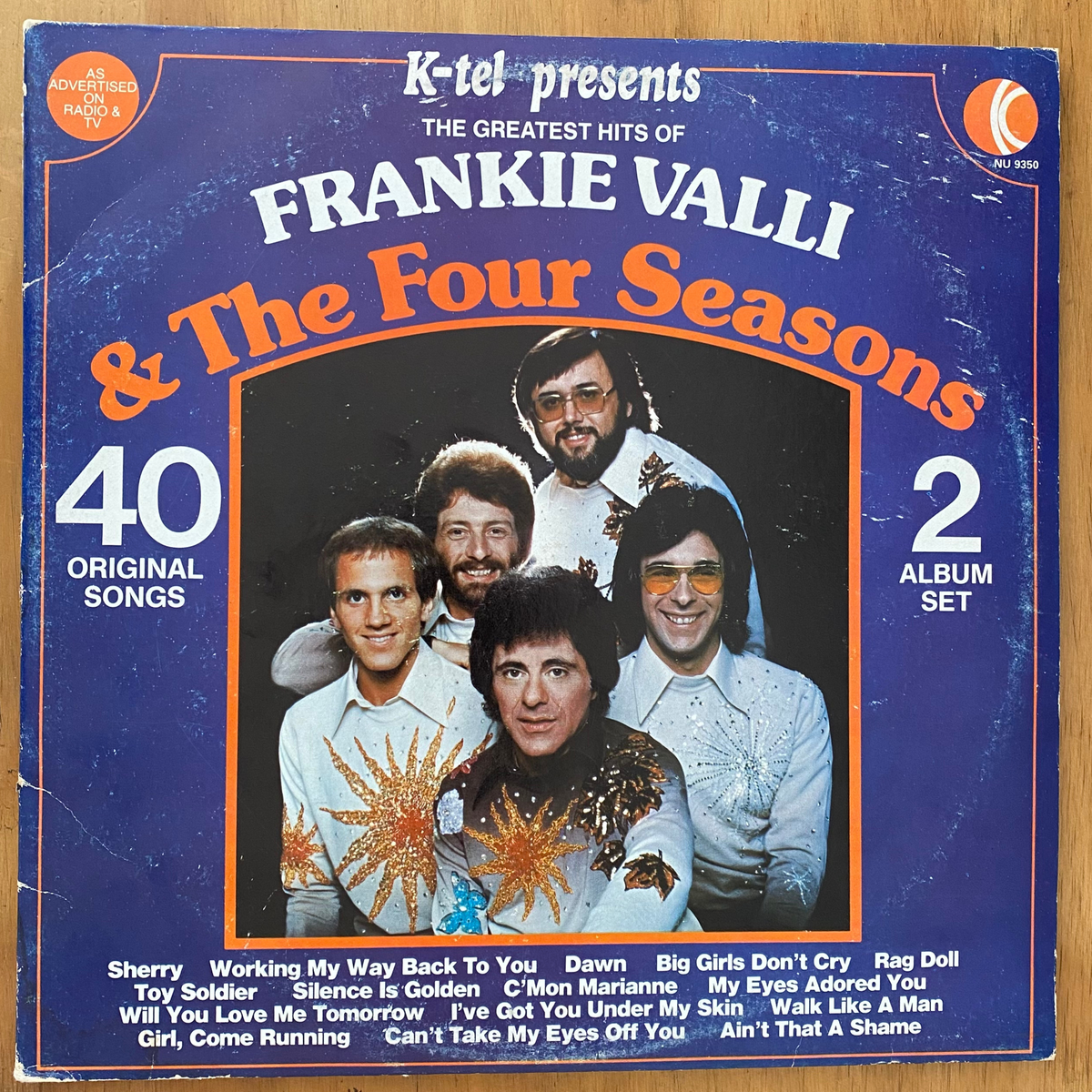 Frankie Valli & The Four Seasons<br>The Greatest Hits Of Frankie Valli & The Four Seasons 1977<br>K-Tel – NU 9350