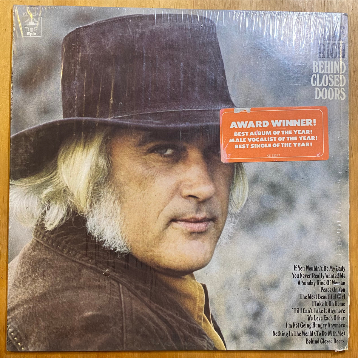 Charlie Rich<br>Behind Closed Doors 1973<br>Epic – KE 32247