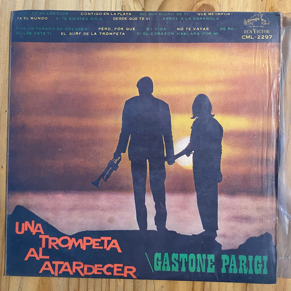 Gastone Parigi <br> Una Trompeta Al Atardecer <br> RCA Victor – CML-2297