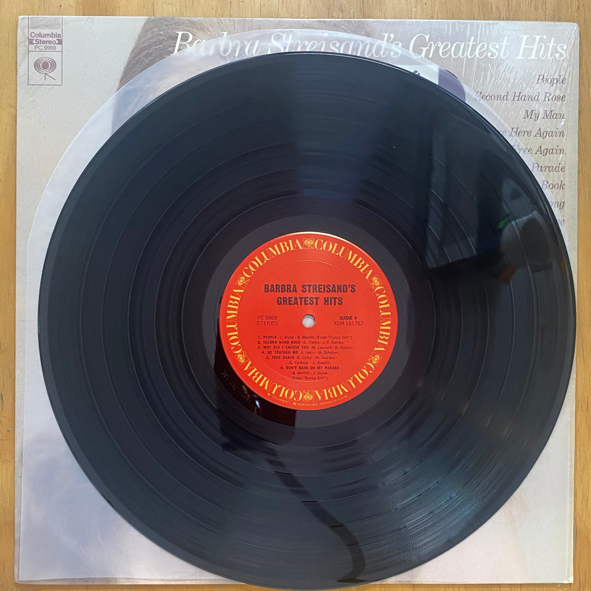 Barbra Streisand<br> Barbra Streisand’s Greatest Hits<br> Columbia – PC 9968