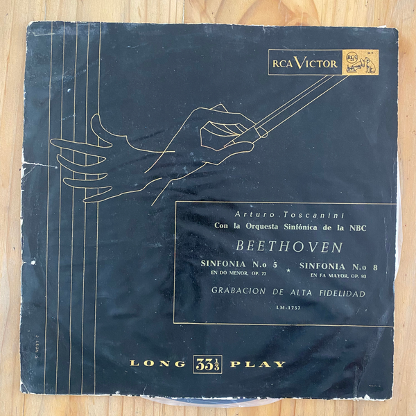 Beethoven – Toscanini And The NBC Symphony Orchestra<br>Symphonies Nos. 5 & 8<br>RCA Victor Red Seal – LM 1757