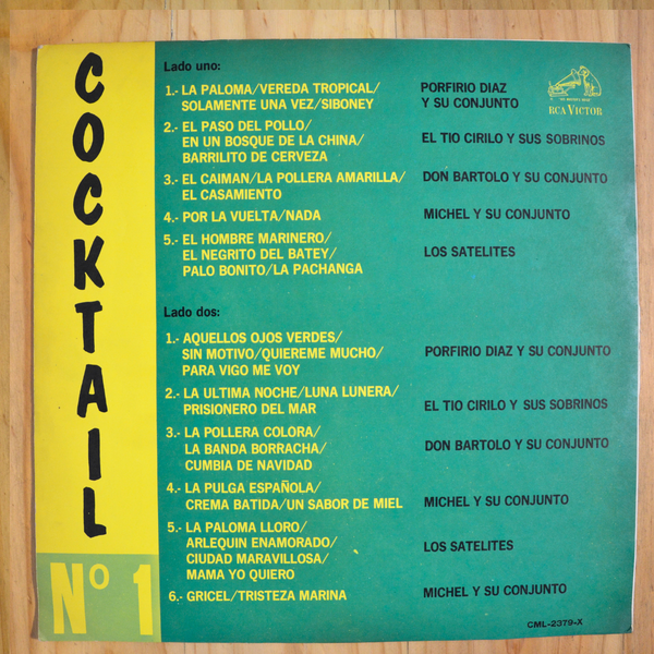 Various <br> Cocktail N° 1 1966 <br> RCA Victor – CML-2379-X