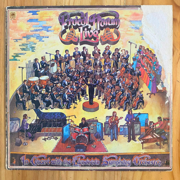 Procol Harum <br> In Concert With The Edmonton Symphony Orchestra Live 1972 <br> A&M Records – SP 4335