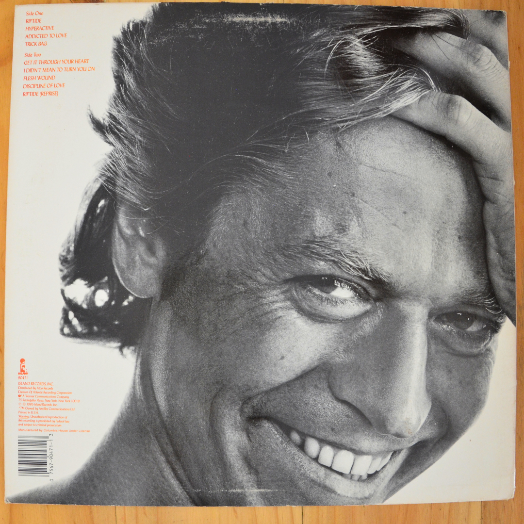 Robert Palmer <br> Riptide 1985 <br> Island Records – A1 90471